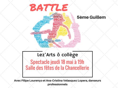 Lez’Arts au collège : spectacle de danse le 18 mai