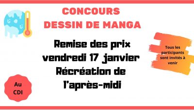 Remise des prix concours manga