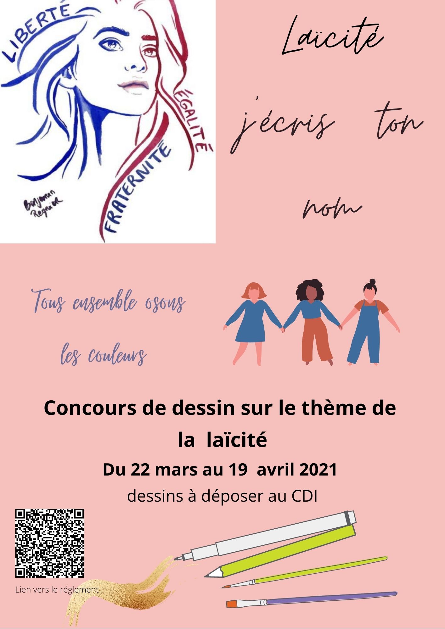 Concours de dessin sur le thème de la laïcité (délai rallongé)