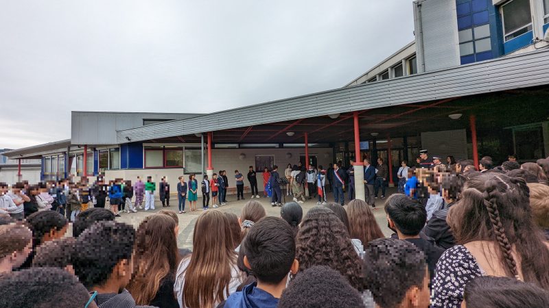 Cérémonie au collège pour commémorer la Journée nationale des mémoires de la traite, de l’esclavage et de leurs abolitions