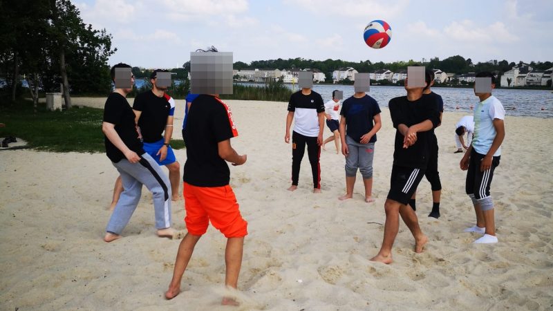 Sortie beach-volley au Val d’Auron pour les garçons des classes de 3e Halimi / Jamy / Abel