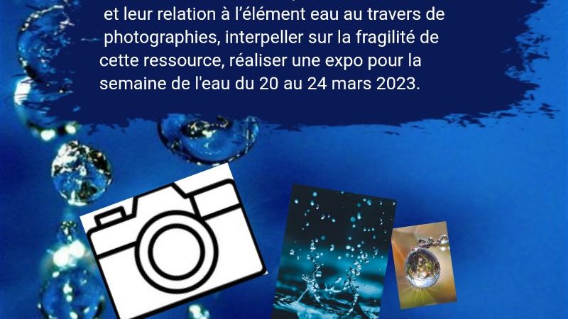 Concours photo sur le thème de l’eau